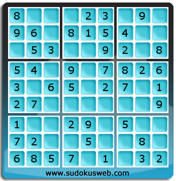 Sudoku von sehr einfacher höhe