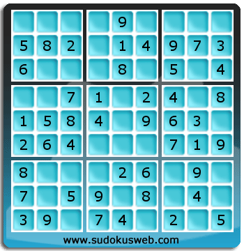 Sudoku von sehr einfacher höhe