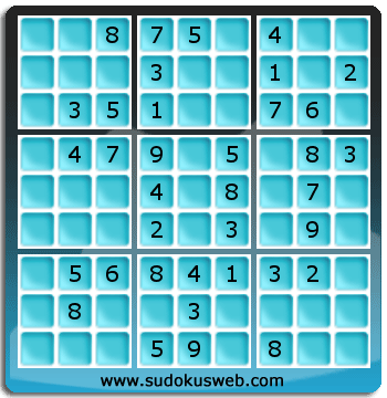 Sudoku von einfacher höhe