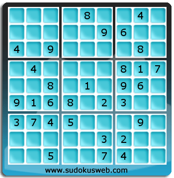 Sudoku von mittelmässiger höhe