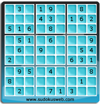 Sudoku von einfacher höhe