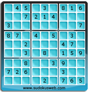 Sudoku von einfacher höhe