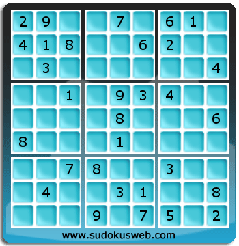 Sudoku von mittelmässiger höhe