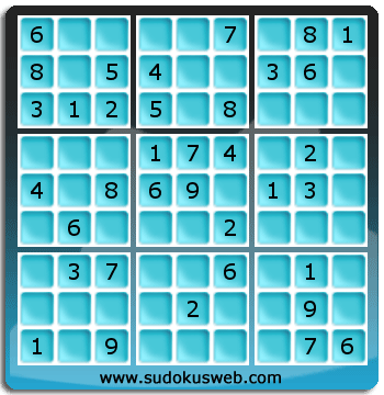 Sudoku von einfacher höhe