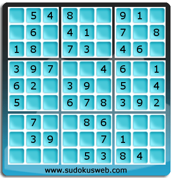 Sudoku de Niveau Très Facile