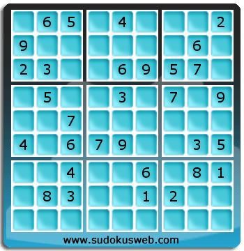 Sudoku von mittelmässiger höhe