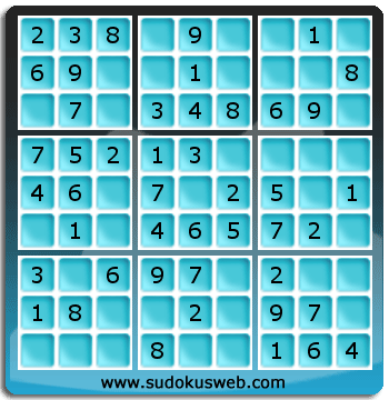 Nivel Muito Facil de Sudoku