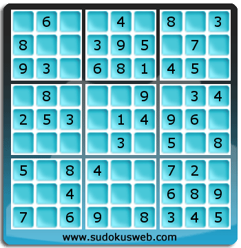 Nivel Muito Facil de Sudoku Nivel Muito Facil de Sudoku