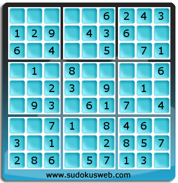 Sudoku de Niveau Très Facile Sudoku de Niveau Très Facile