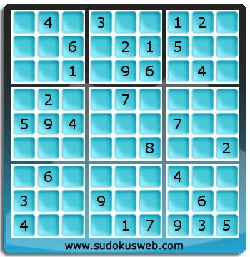 Sudoku von mittelmässiger höhe