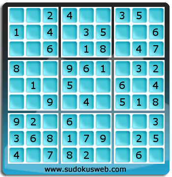 Nivel Muito Facil de Sudoku Nivel Muito Facil de Sudoku