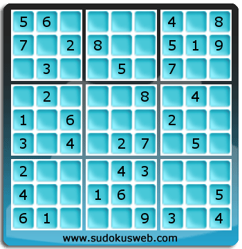 Sudoku von einfacher höhe