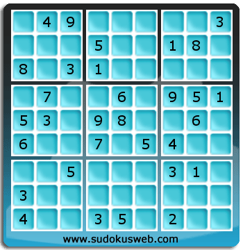 Sudoku von mittelmässiger höhe