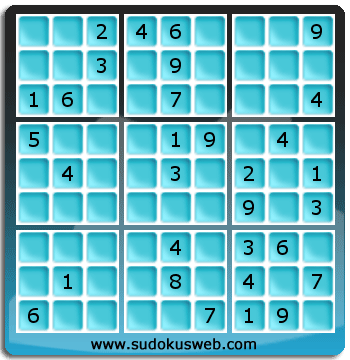 Sudoku von mittelmässiger höhe