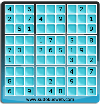 Sudoku von einfacher höhe