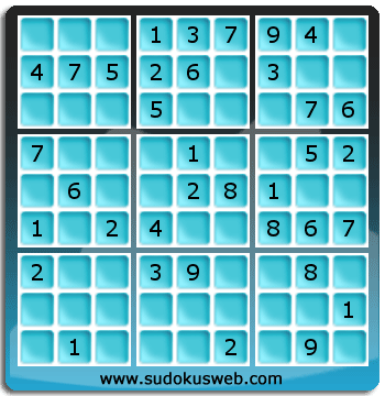 Sudoku de Niveau Facile Sudoku de Niveau Facile