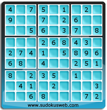 Sudoku de Niveau Très Facile