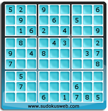 Sudoku von mittelmässiger höhe