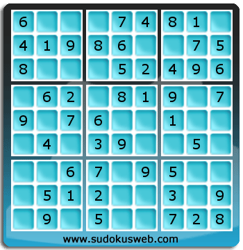 Sudoku de Niveau Très Facile