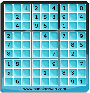 Sudoku von einfacher höhe