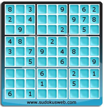 Sudoku von mittelmässiger höhe