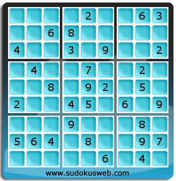 Sudoku von mittelmässiger höhe