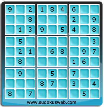 Sudoku von einfacher höhe