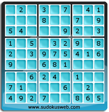 Sudoku de Niveau Très Facile