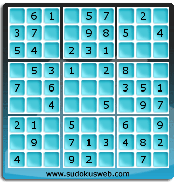 Sudoku von sehr einfacher höhe