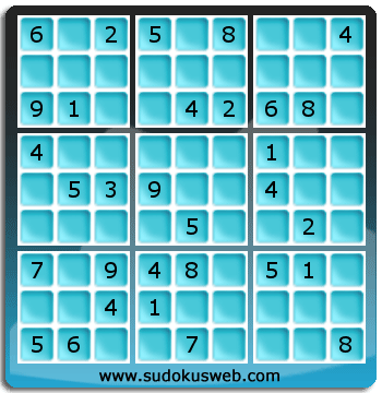 Sudoku von mittelmässiger höhe