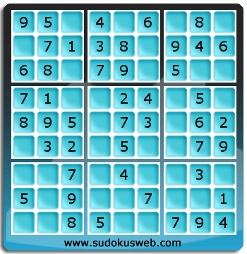Sudoku de Niveau Très Facile Sudoku de Niveau Très Facile