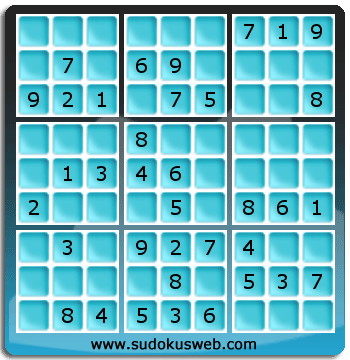 Sudoku de Niveau Facile Sudoku de Niveau Facile