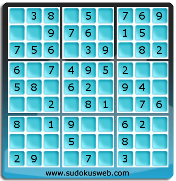 Sudoku de Niveau Très Facile Sudoku de Niveau Très Facile