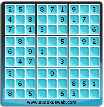 Sudoku de Niveau Facile Sudoku de Niveau Facile