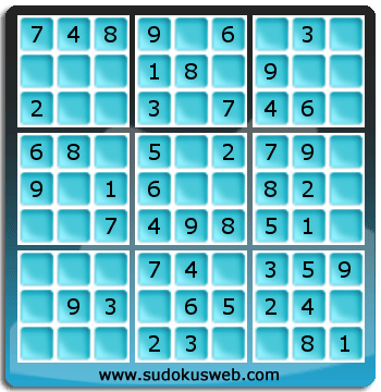 Sudoku de Niveau Très Facile Sudoku de Niveau Très Facile