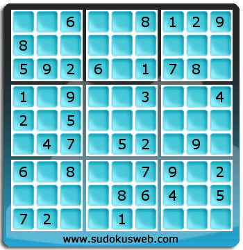 Sudoku de Niveau Facile Sudoku de Niveau Facile