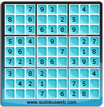 Sudoku de Niveau Très Facile Sudoku de Niveau Très Facile