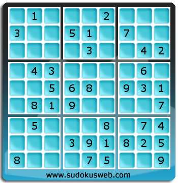 Sudoku von einfacher höhe