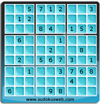 Sudoku von mittelmässiger höhe