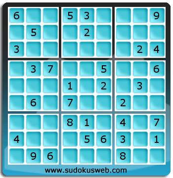 Sudoku von mittelmässiger höhe