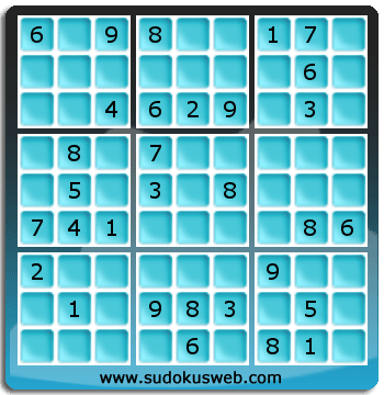 Sudoku von mittelmässiger höhe