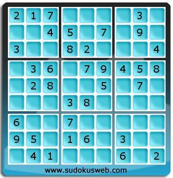 Sudoku de Niveau Facile Sudoku de Niveau Facile