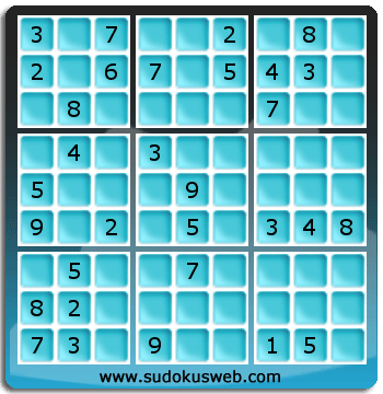 Sudoku von mittelmässiger höhe