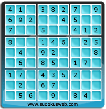 Sudoku de Niveau Très Facile Sudoku de Niveau Très Facile