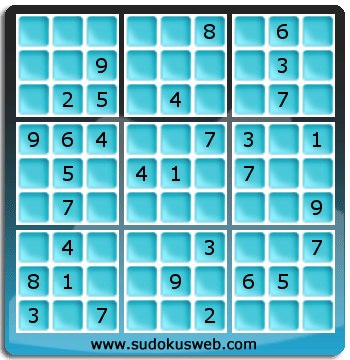 Sudoku von mittelmässiger höhe