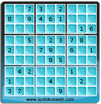 Sudoku von mittelmässiger höhe