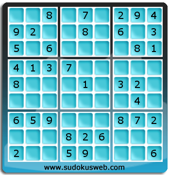 Sudoku von einfacher höhe