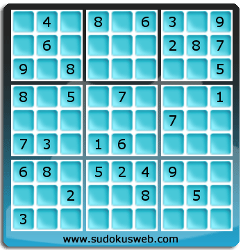 Sudoku von mittelmässiger höhe