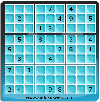 Sudoku von Fachmännischer höhe