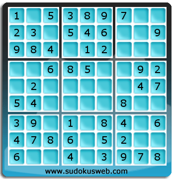 Sudoku de Niveau Très Facile Sudoku de Niveau Très Facile